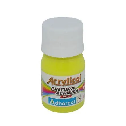 Pintura Acrílica Acrylicol Amarillo Limón 30 Ml