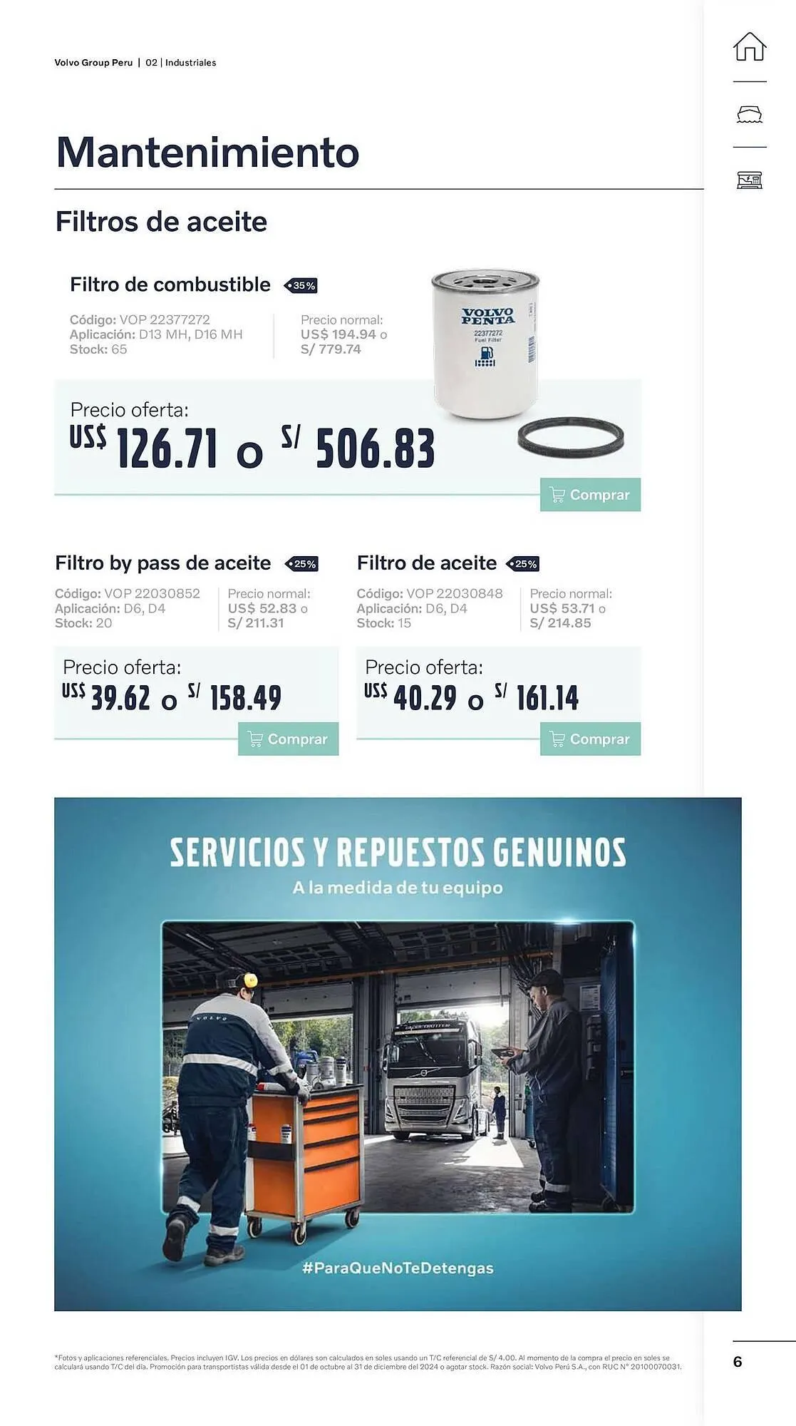 Catalogo de Catálogo Volvo 29 de octubre al 31 de diciembre 2024 - Pag 6