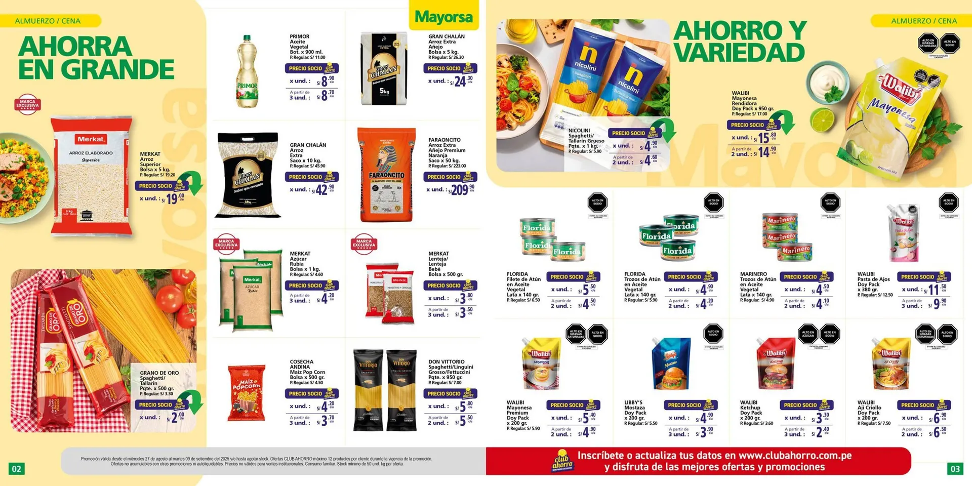 Catalogo de Catálogo Mayorsa 27 de agosto al 9 de setiembre 2025 - Pag 2