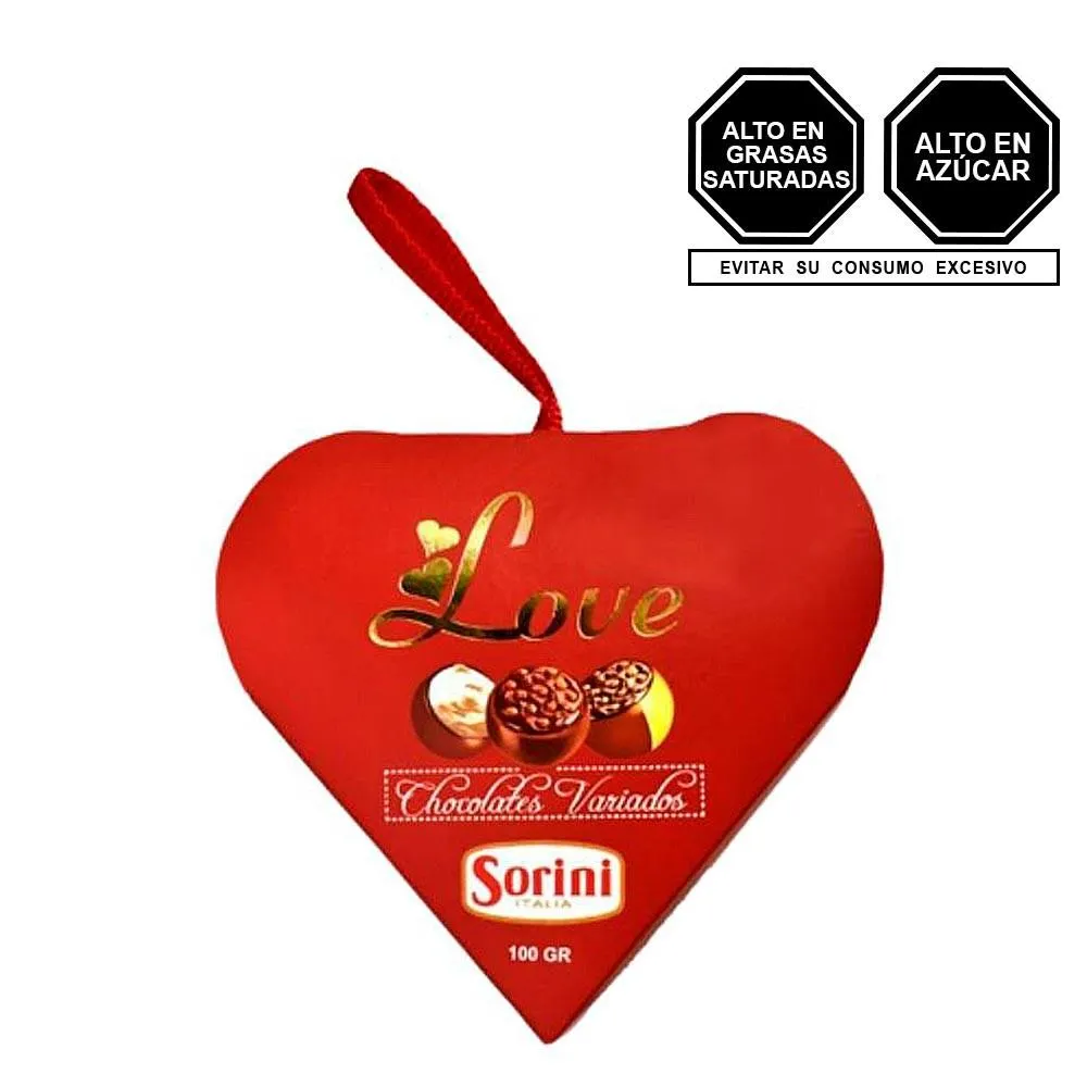 Chocolate Sorini Corazón Love New