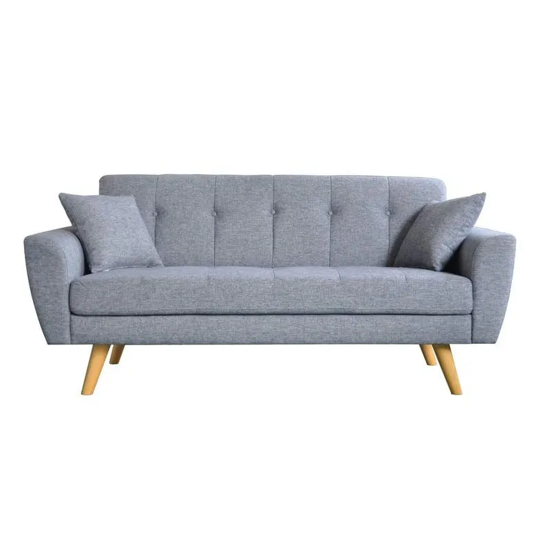 Sofá Selena 3 Cuerpos con Cojines Decorativos