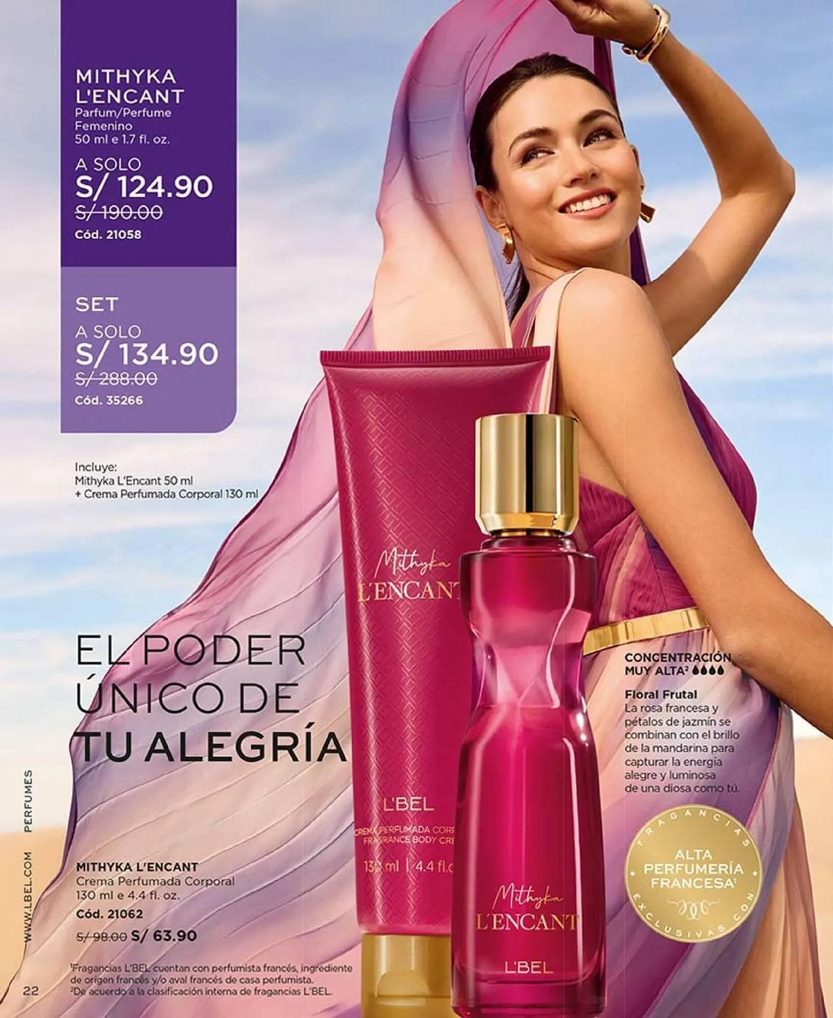 Catalogo de Catálogo L'Bel 17 de setiembre al 31 de octubre 2025 - Pag 22