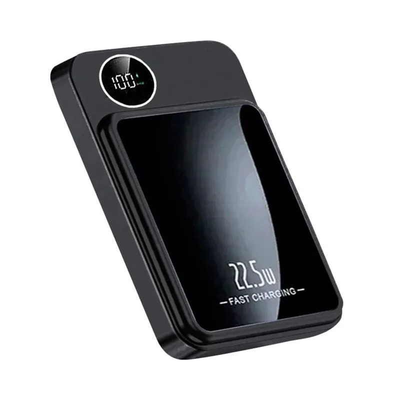 Powerbank Magnético NEGRO 10000 MAH Carga rápida móvil portátil
