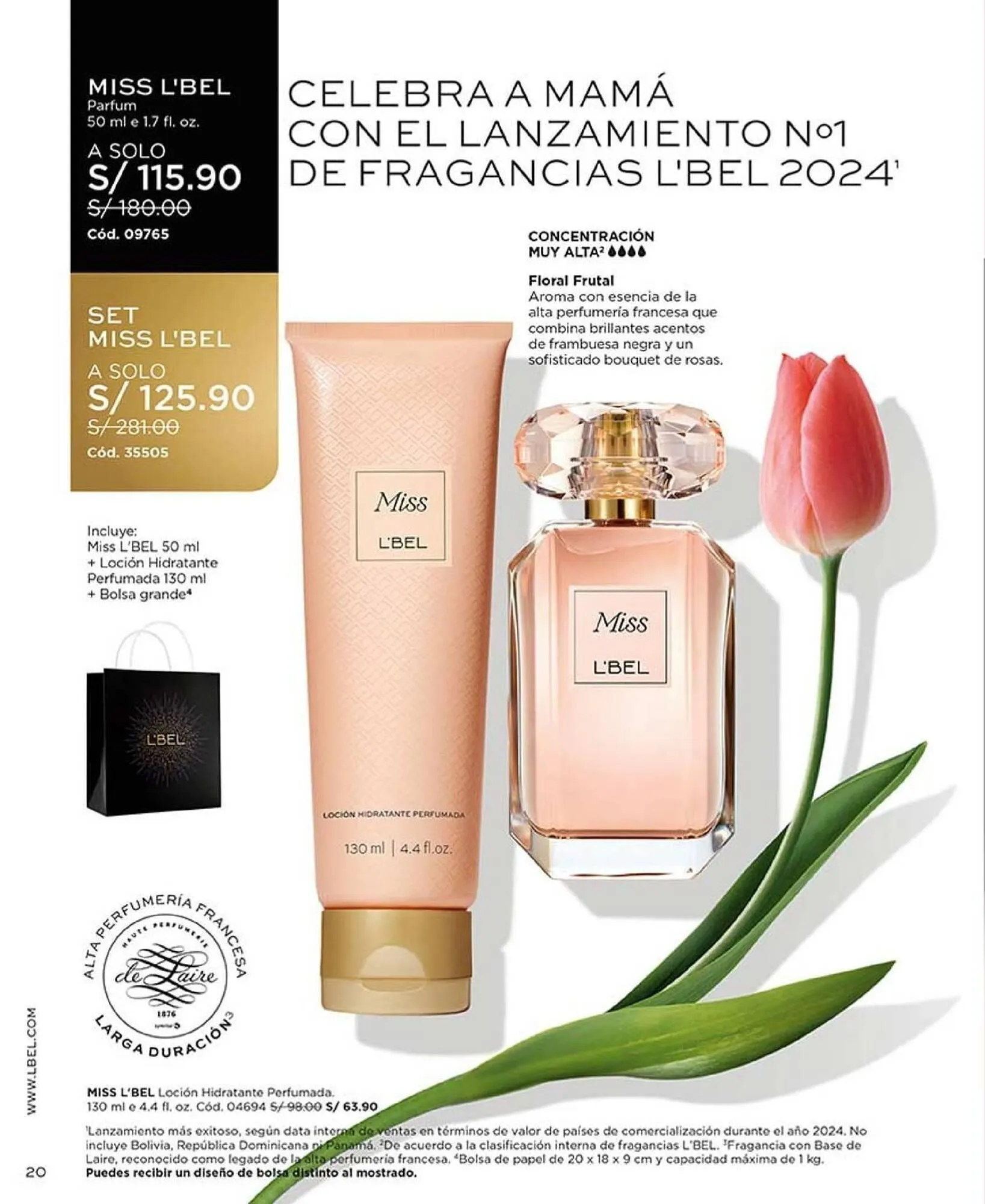 Catalogo de Catálogo L'Bel 15 de abril al 15 de mayo 2025 - Pag 20