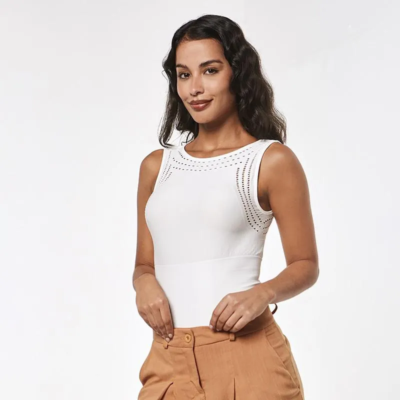 Camiseta Faja Superfit Exterior Perla