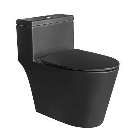 Inodoro One Piece Orange Nova Negro Mate