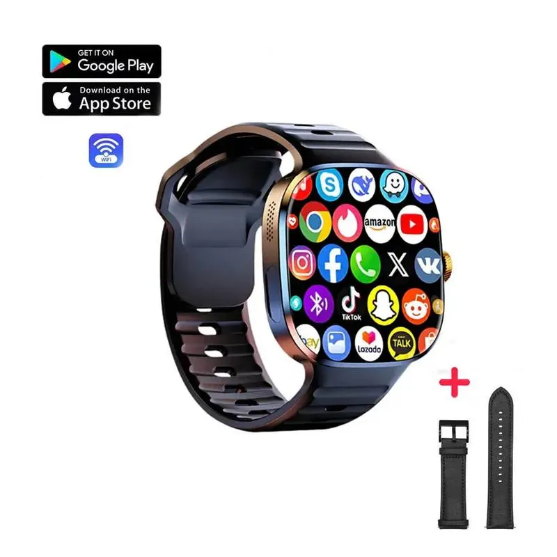 Smartwatch M99 Pro Android Play Store Amoled Negro Correa Gratis