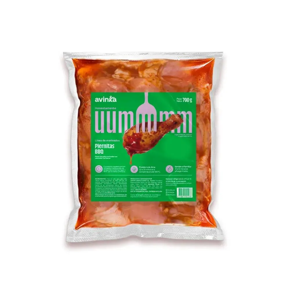 Piernitas a la BBQ Avinka Bolsa 700 g