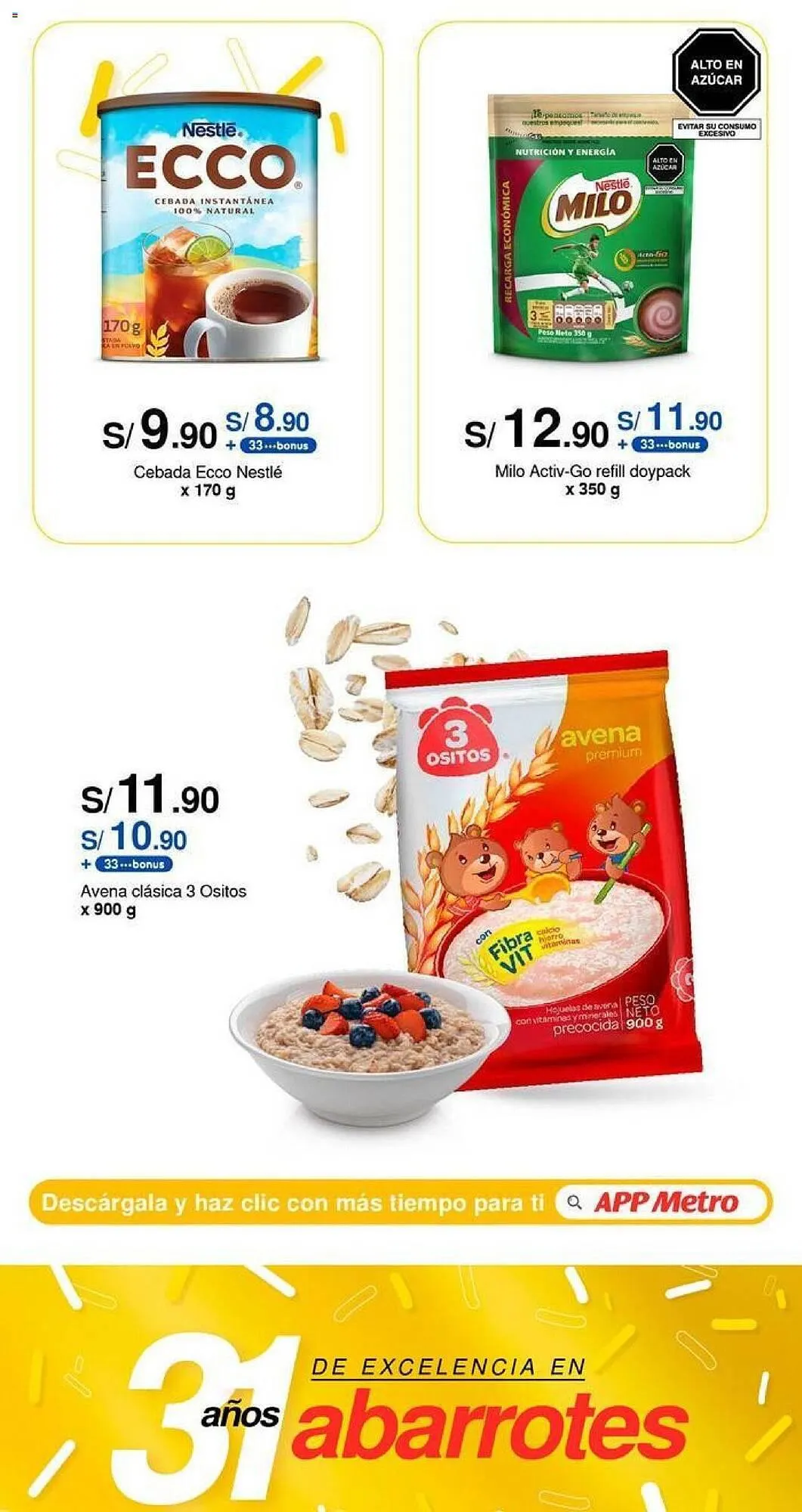 Catalogo de Catálogo Metro 21 de setiembre al 11 de octubre 2023 - Pag 15