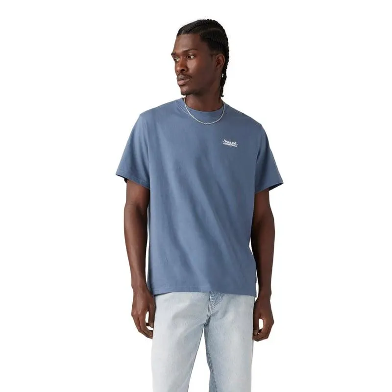 Polo Hombre Ss Relaxed Fit Tee Azul Levis