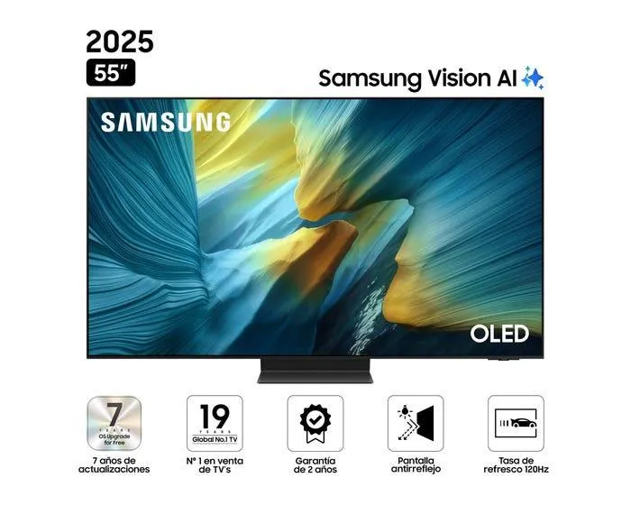 Televisor Samsung Smart TV 55" OLED 4K UHD Vision AI QN55S95FAGXPE