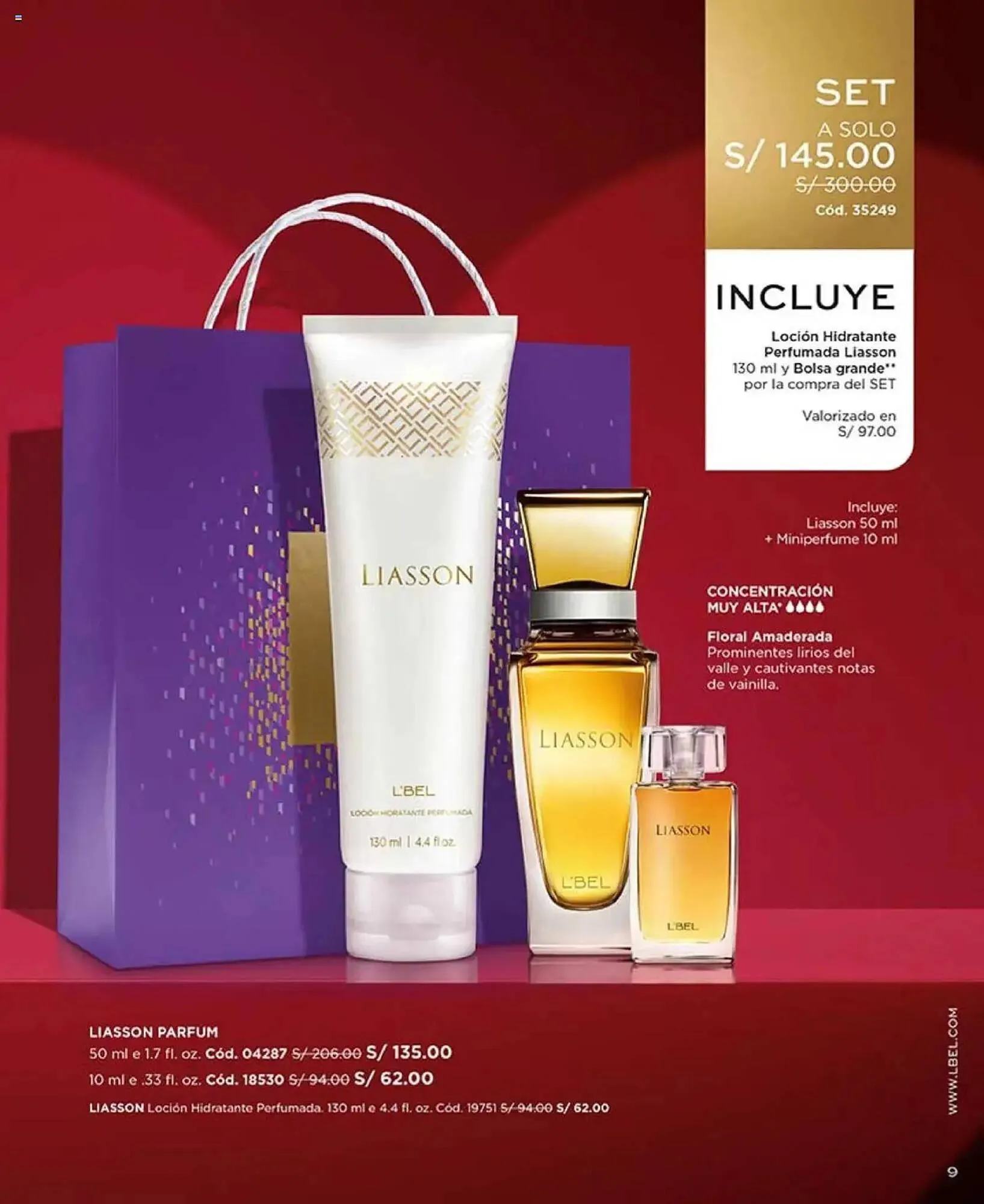 Catalogo de Catálogo L'Bel 3 de febrero al 19 de febrero 2025 - Pag 9