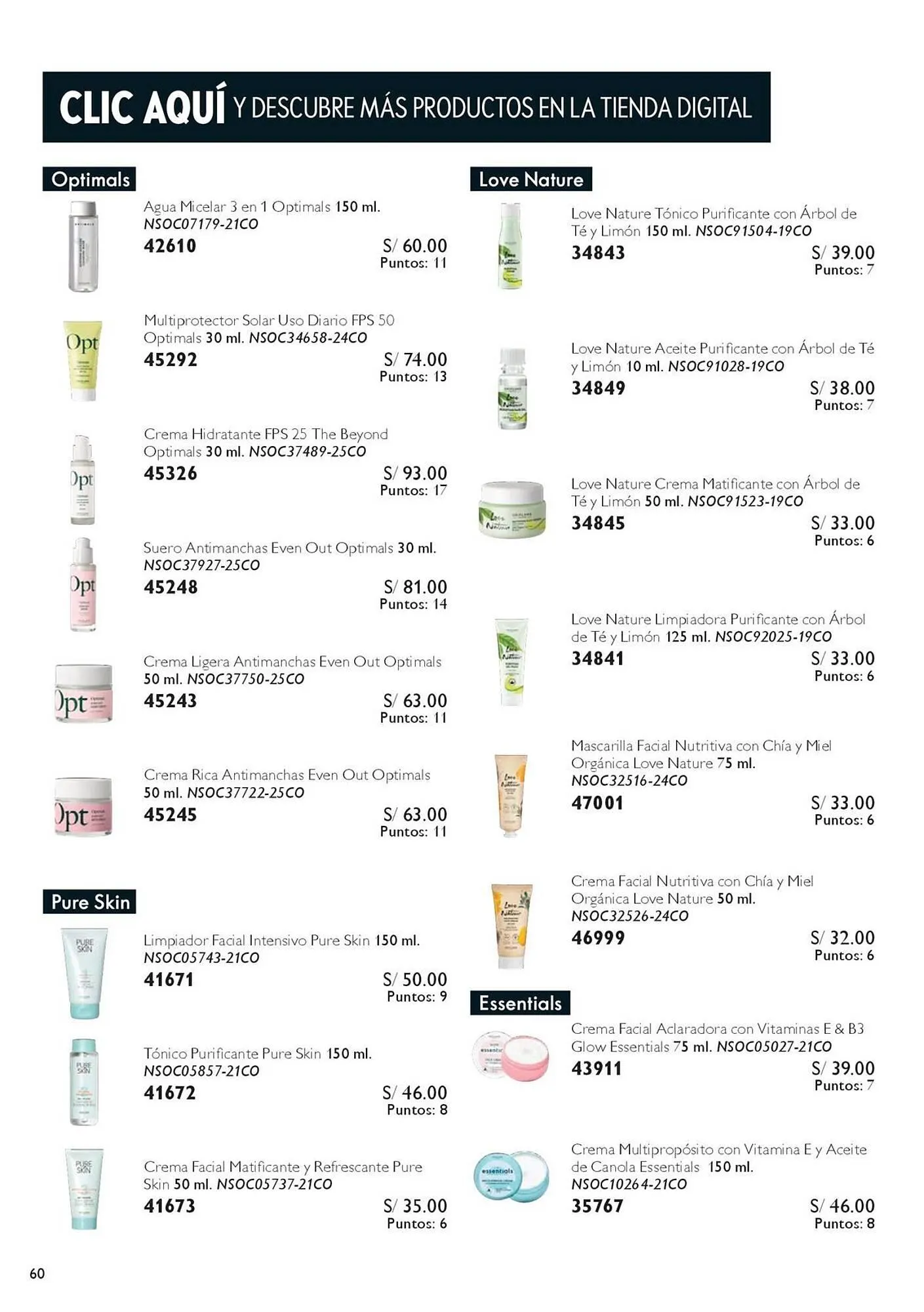 Catalogo de Catálogo Oriflame 7 de marzo al 27 de marzo 2026 - Pag 60