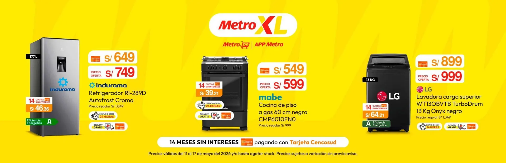 Catalogo de Catálogo Metro 11 de mayo al 17 de mayo 2026 - Pag 2