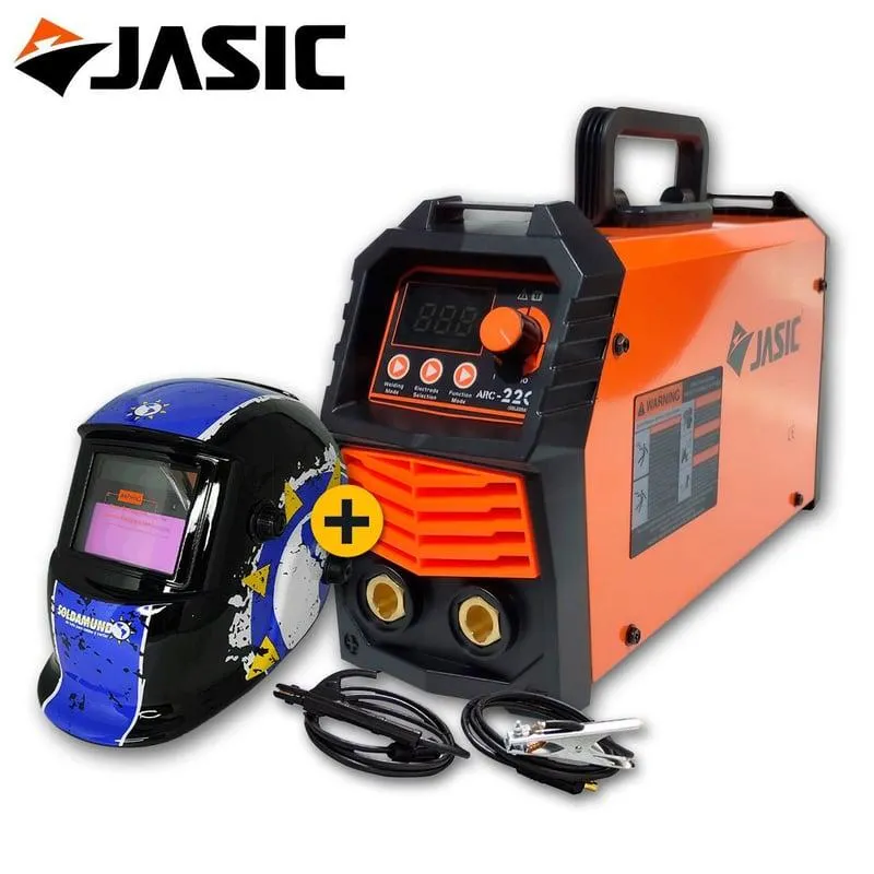 Máquina de Soldar 220A JASIC ARC220 con Máscara Fotosensible