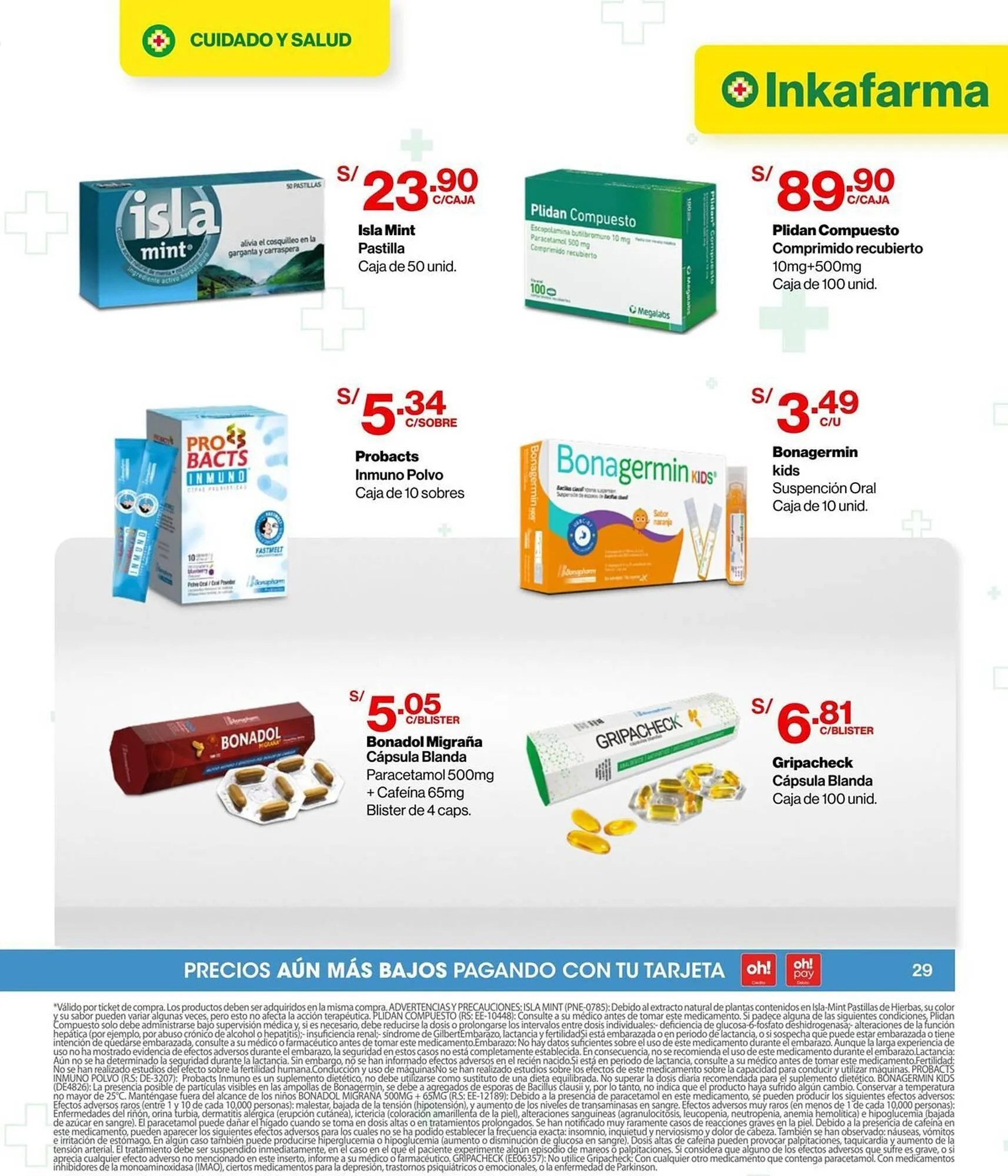 Catalogo de Catálogo InkaFarma 7 de abril al 30 de abril 2025 - Pag 29