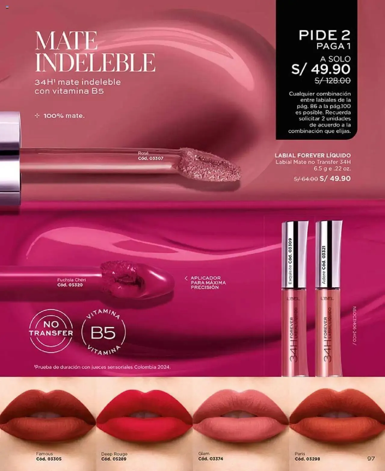 Catalogo de L'Bel - Campaña 07 24 de marzo al 30 de abril 2025 - Pag 96