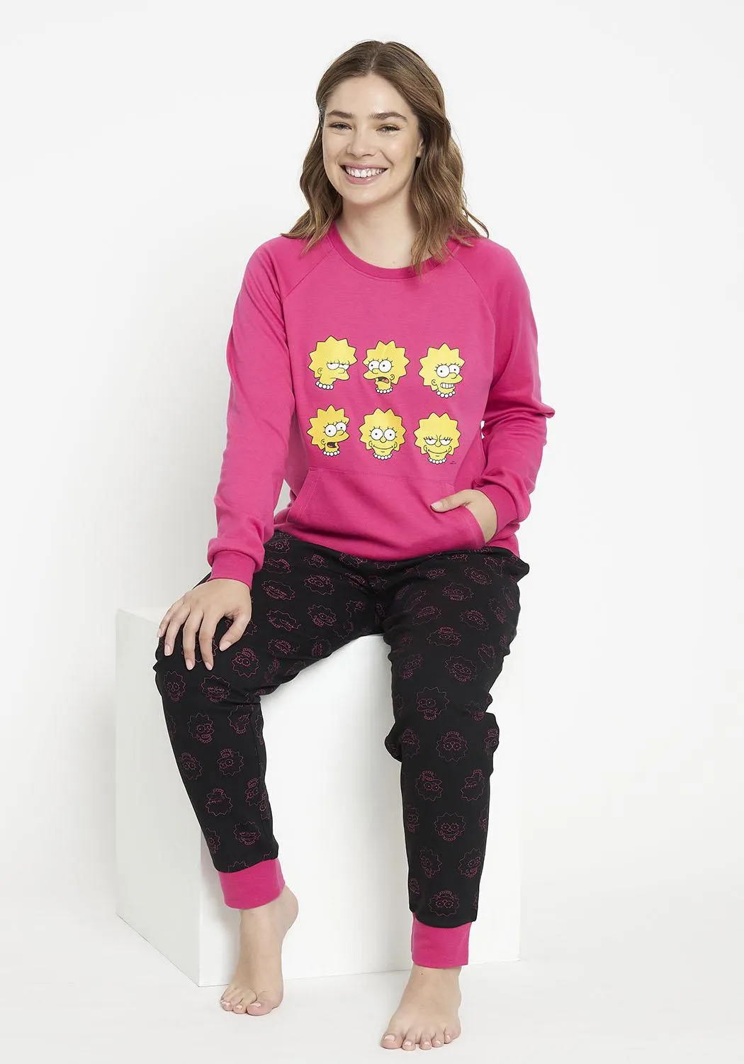 PIJAMA MUJER S6058-ROS