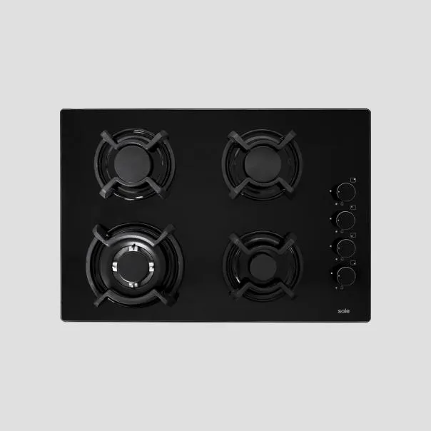 Encimera Vidrio Templado Sole A Gas 65cm