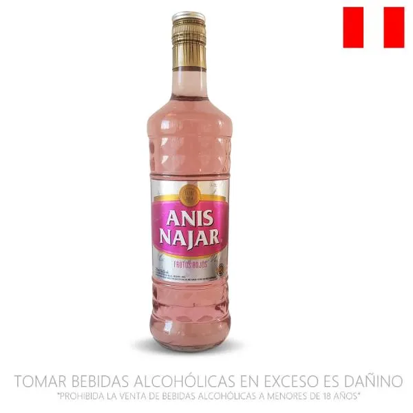 Licor de Frutos Rojos Anís Najar x 750 ml