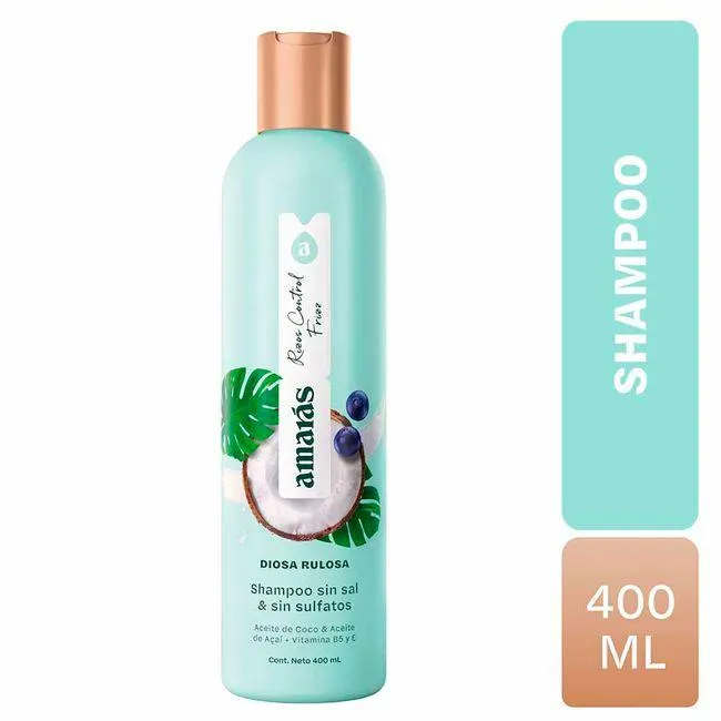 Shampoo AMARÁS Diosa Rulosa Frasco 400ml