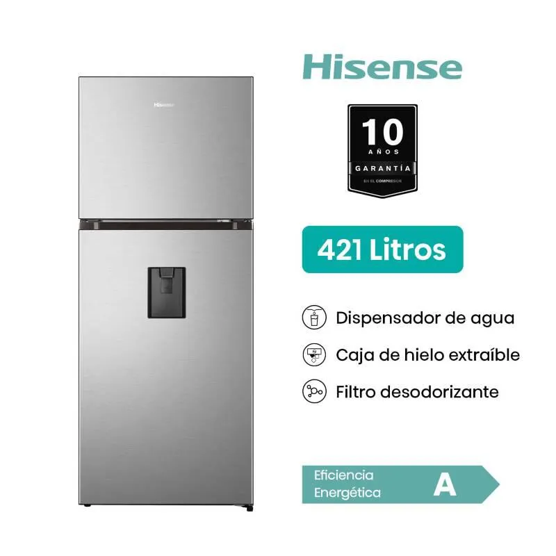 Refrigeradora Hisense 418L Top Mount