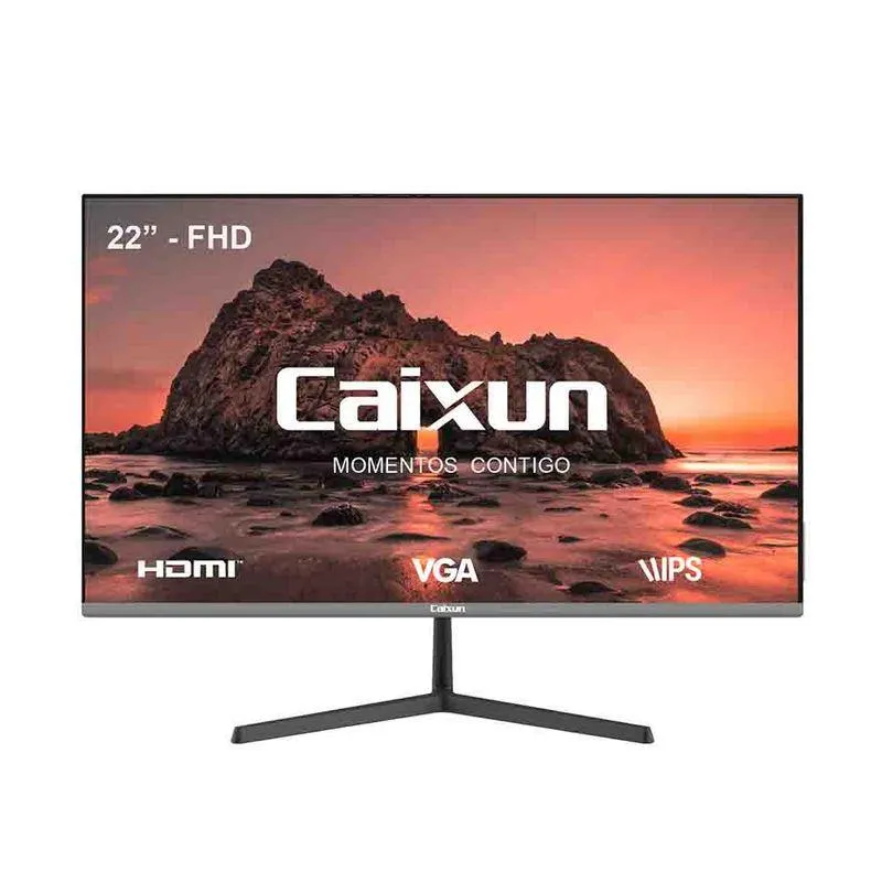 Monitor Oficina Caixun 22" FHD IPS 100 Hz VGA HDMI Negro C22X3F