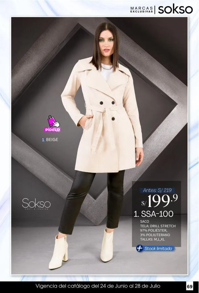Catalogo de SOKSO TEXTIL & ACCESORIOS  24 de junio al 28 de julio 2024 - Pag 69