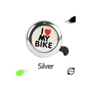 Tímbre I Love My Bike Plata