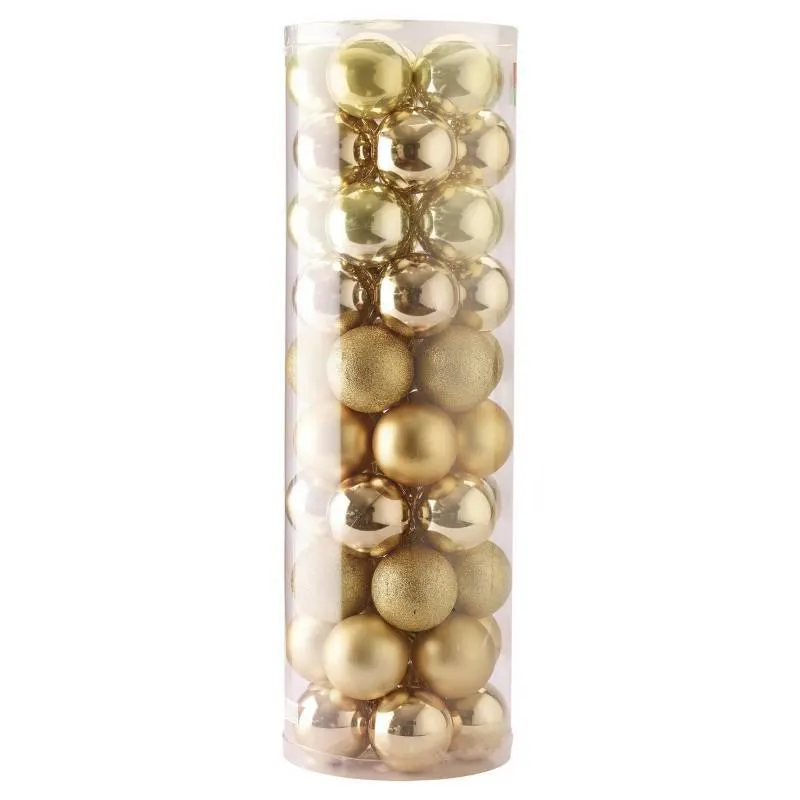 Set Bolas Doradas 50 Unidades 6cm