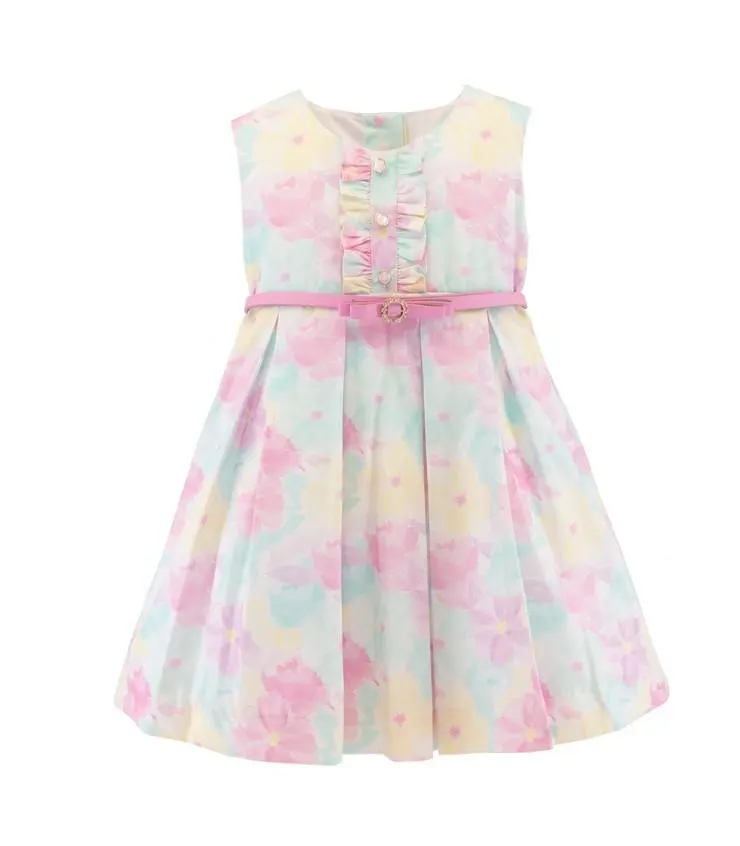 Vestido con Estampado Tableado | Colección Wonderland