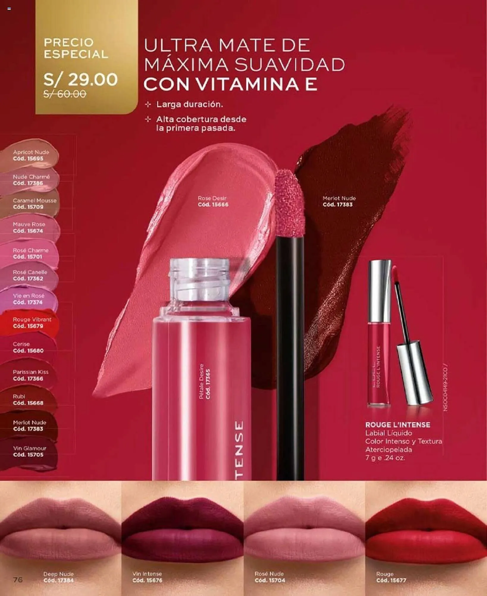 Catalogo de Catálogo L'Bel 17 de noviembre al 3 de diciembre 2024 - Pag 76