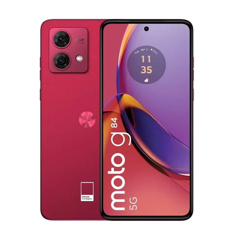 CELULAR MOTOROLA G84 8GB + 256GB MAGENTA 5G CON ESIM
