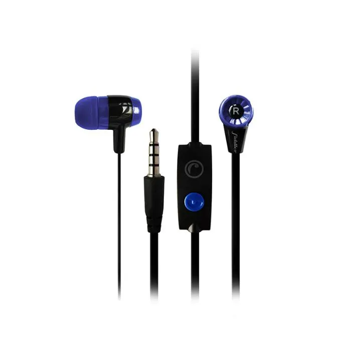 Audífonos in ear Fiddler con micrófono FD-080 Azul