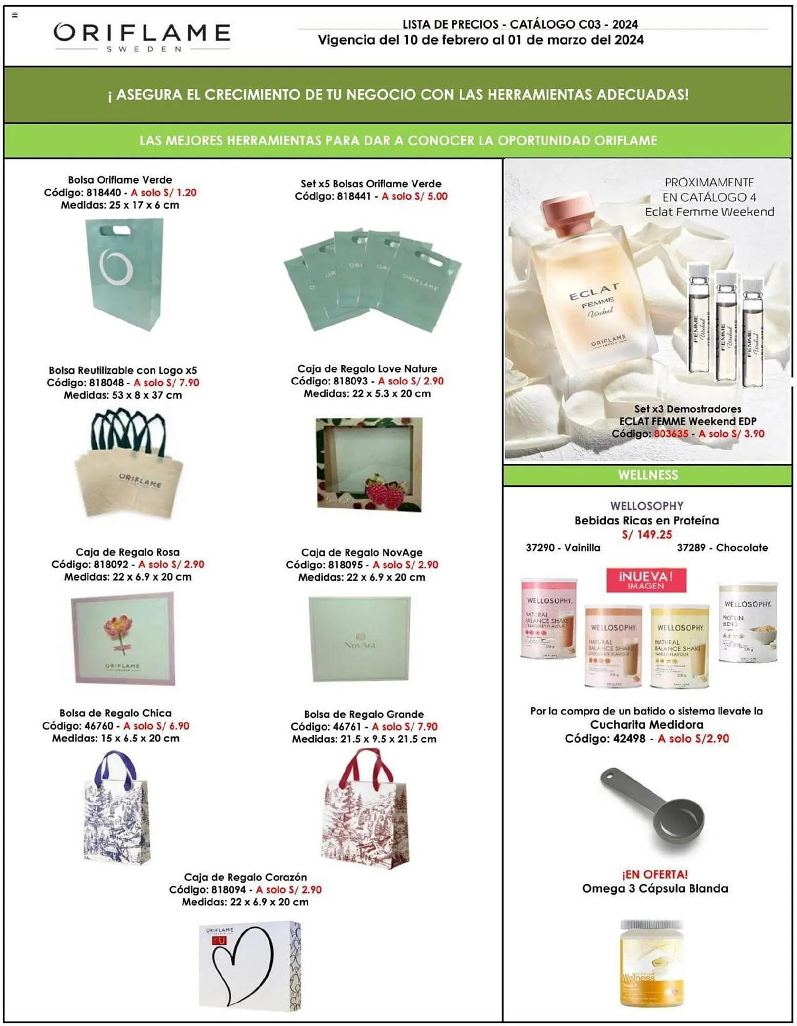 Catalogo de Catálogo Oriflame 10 de febrero al 1 de marzo 2024 - Pag 1