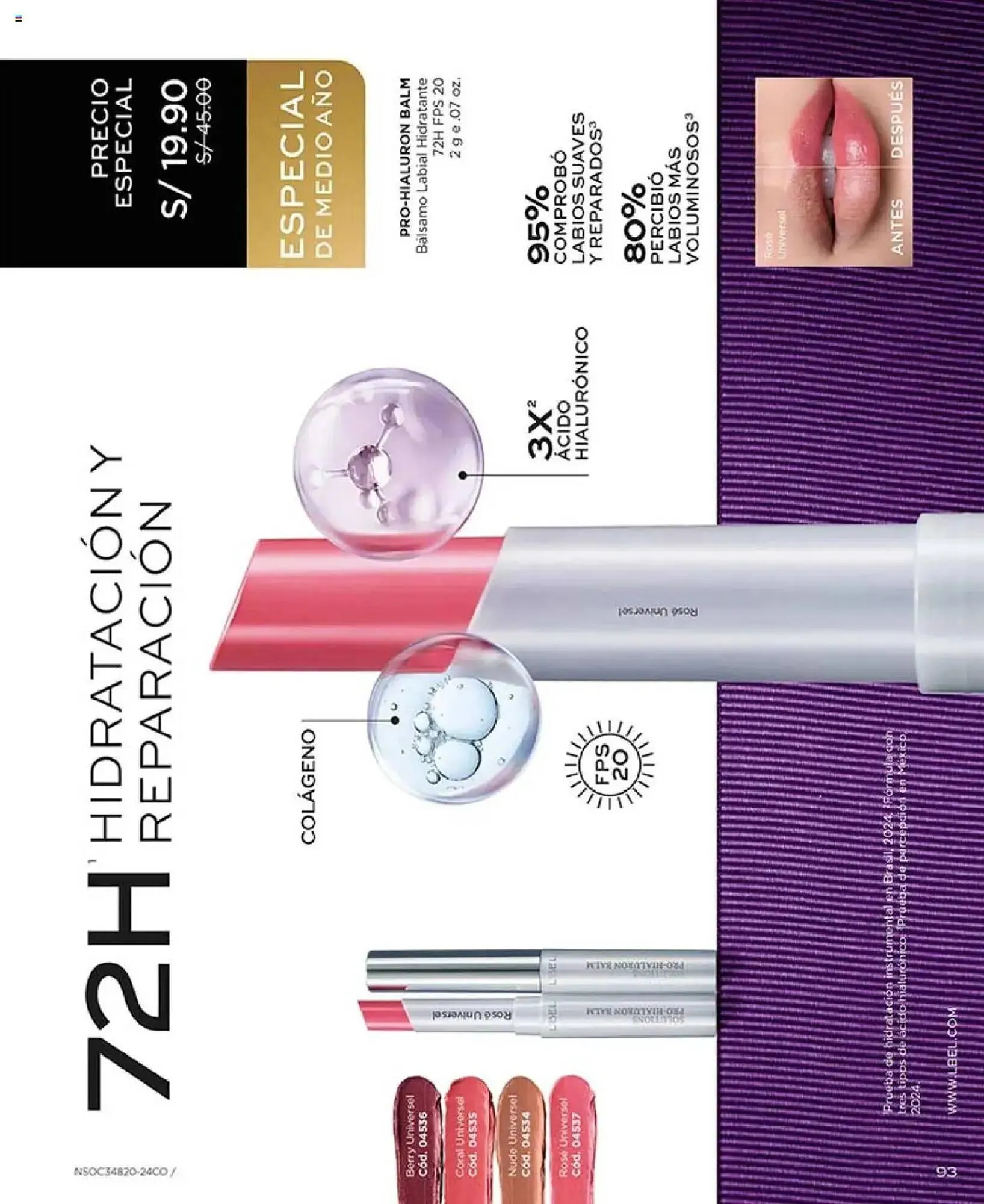 Catalogo de Catálogo L'Bel 27 de mayo al 1 de julio 2025 - Pag 95