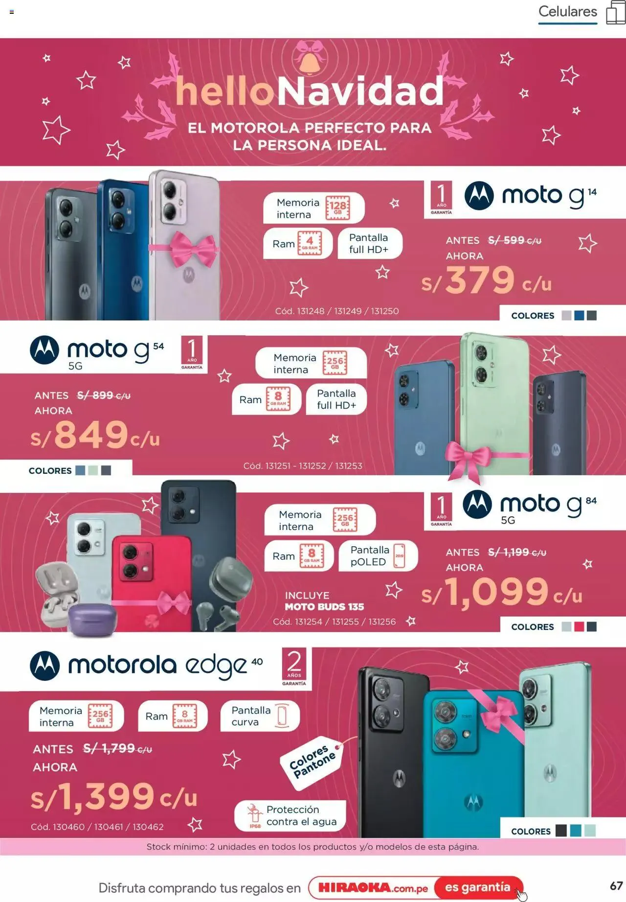 Catalogo de Catálogo Hiraoka 12 de diciembre al 31 de diciembre 2023 - Pag 67