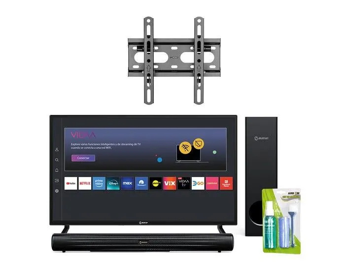 Televisor Led Smart Miray MS43-E204 + Soundbar Miray SBM-S29R + Soporte Fijo Miray SFM-23_43 + Kit De Limpieza Airboom AB C3/60ML