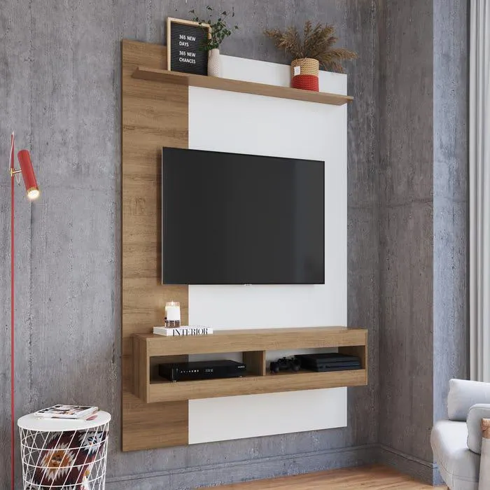 Panel Delmarco Grecia 180CM Blanco y Miel