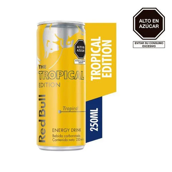 Bebida Energizante Red Bull Tropical Edition X 250ml