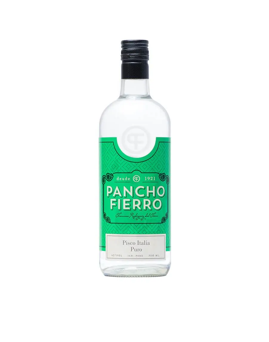 PISCO PANCHO FIERRO PURO ITALIA 750ML