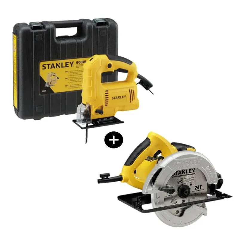 Sierra caladora + Sierra circular Stanley