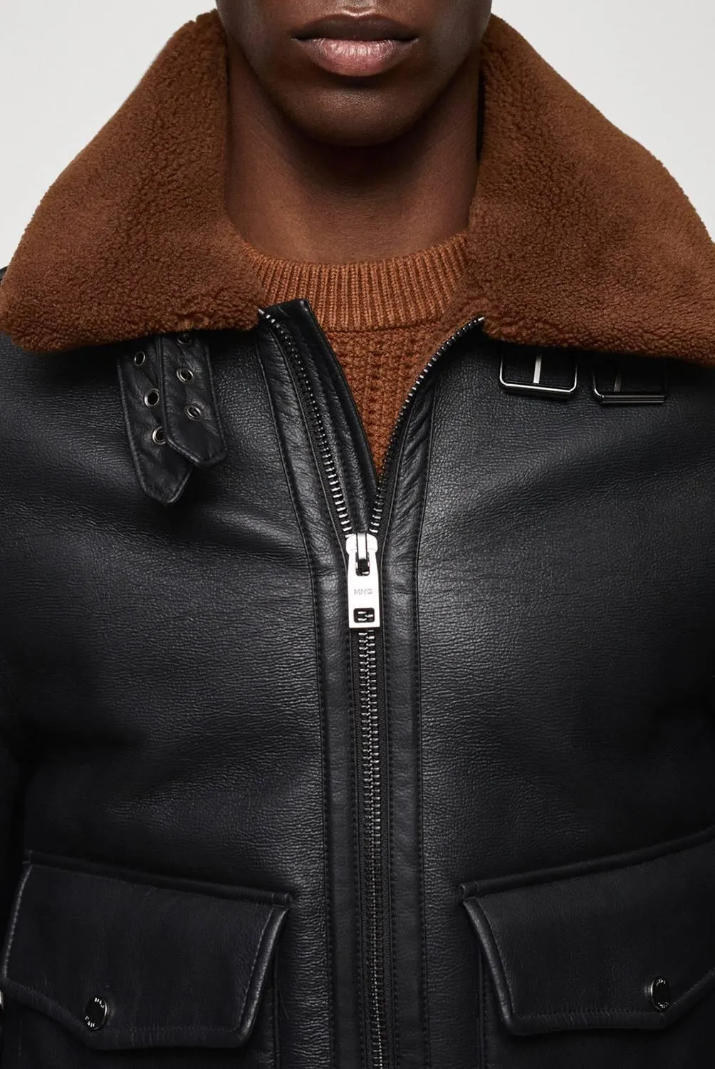 Casaca Casual Hombre Mango