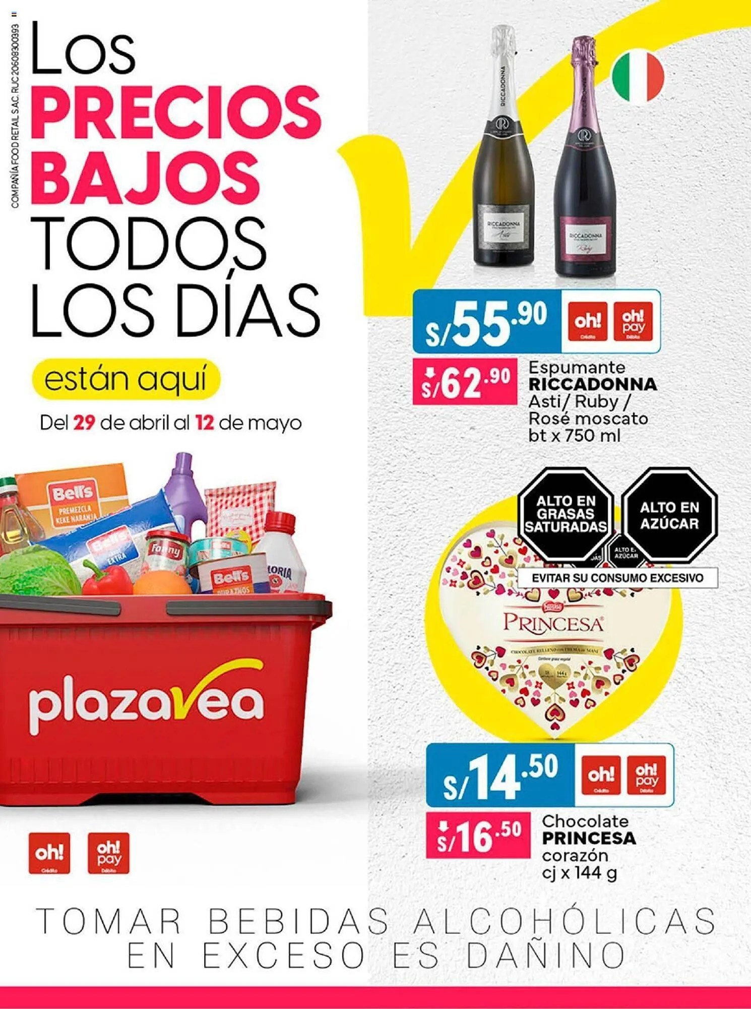 Catalogo de Catálogo Plaza Vea 29 de abril al 12 de mayo 2024 - Pag 1