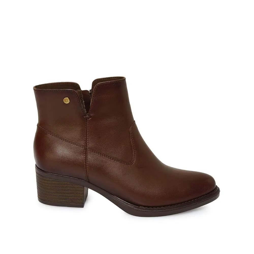 Botín Texana Casual FER-2535 Canela Viale Cuero