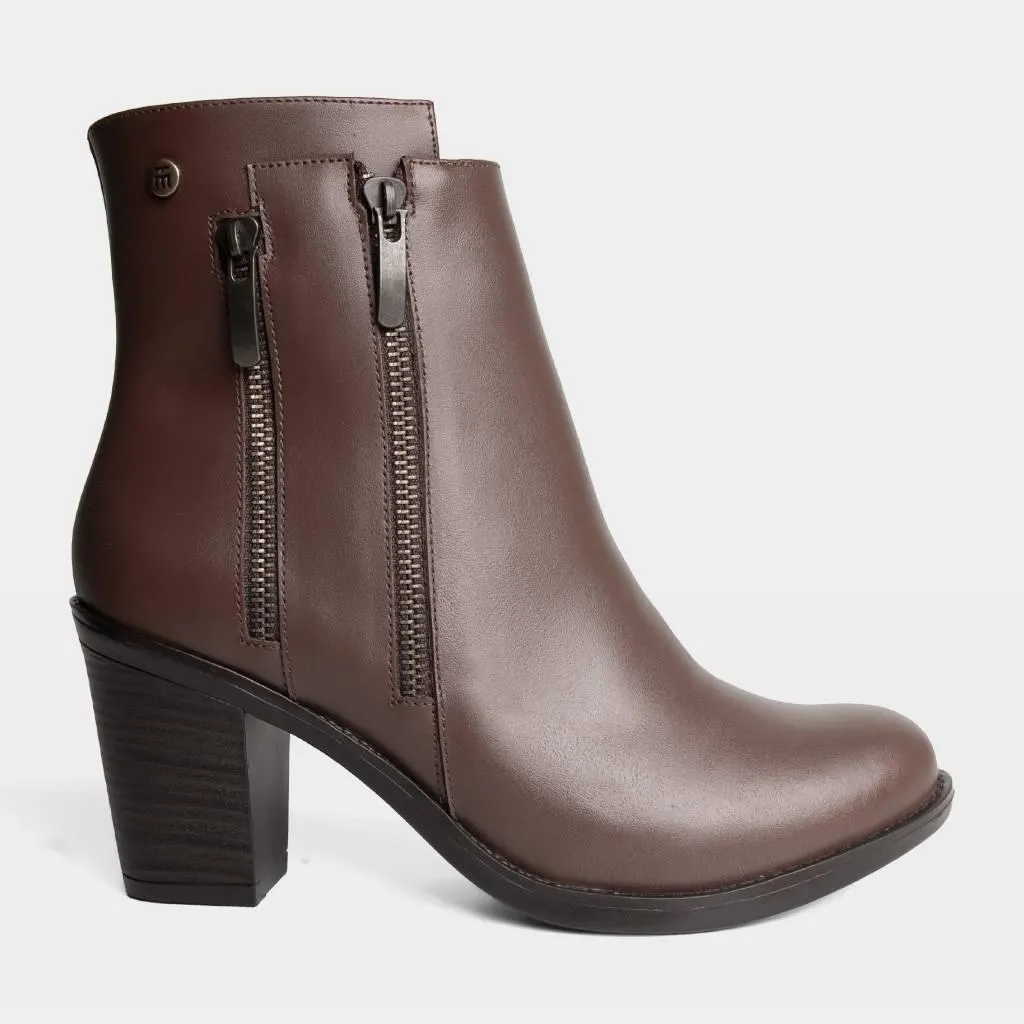 Botines Top Model Mujeres Tmo-Bk0041 Cuero