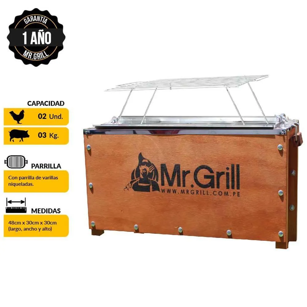 Caja China MR. GRILL Mini + Parrilla