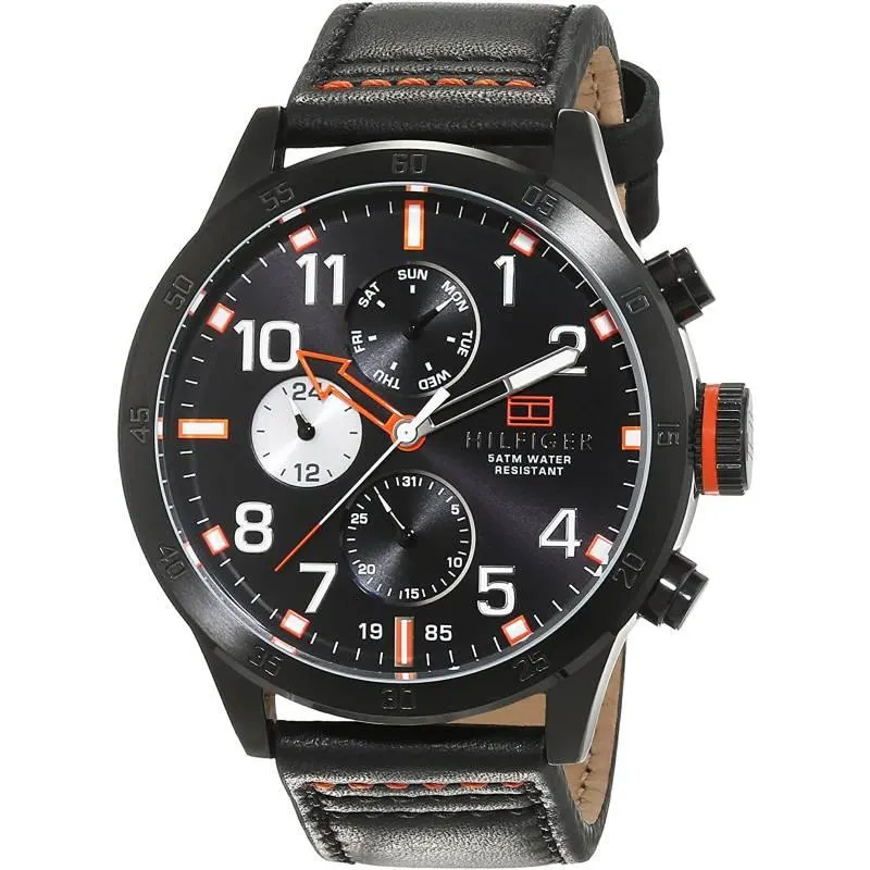 Reloj Tommy Hilfiger Black Sun 1791136 Negro
