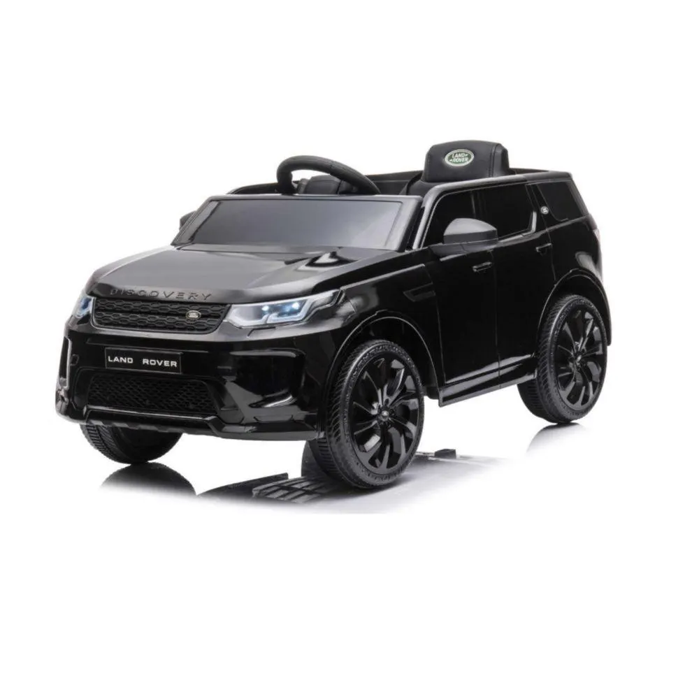 Carro A Batería Land Rover Camioneta Discovery Negro.