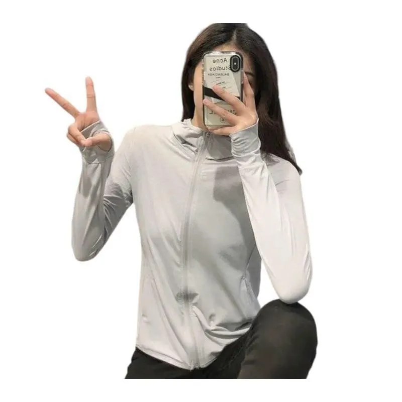 CASACA DEPORTIVA PARA MUJER CON PROTECCIÓN ULTRAVIOLETA